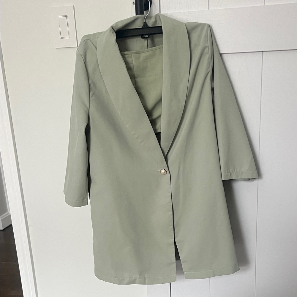 Women's Sage Green Blazer